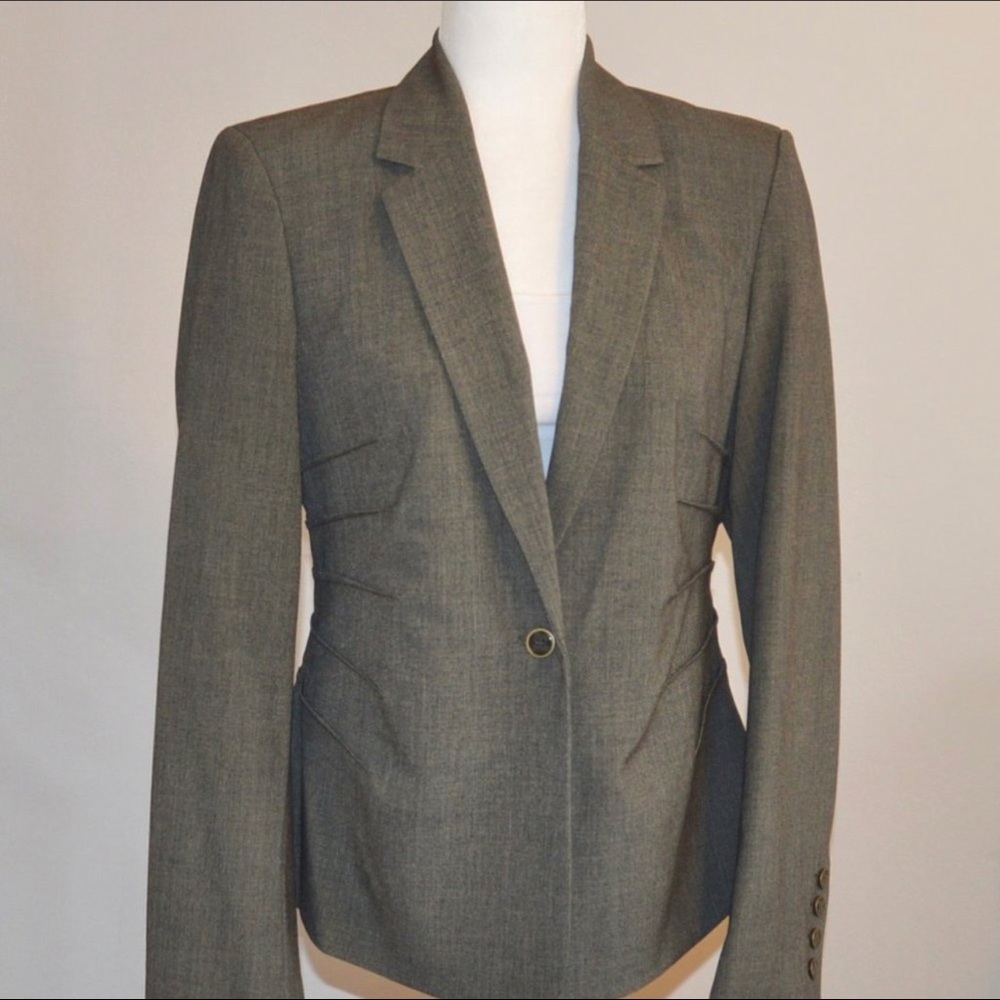 Calvin Klein Gray Blazer Size 8